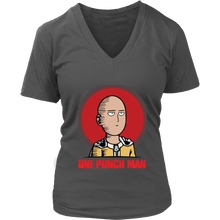 Load image into Gallery viewer, One Punch Man Women V-Neck Shirt Anime Clothing