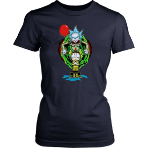 It Pennywise Rick and Morty Womens Shirt