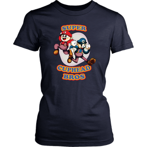 Cuphead And Mugman Super Cuphead Bross Women Shirt