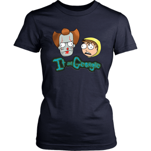 Rick and Morty Womens Shirt It and Georgie Parody