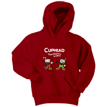 Load image into Gallery viewer, Cuphead Youth Hoodie Cuphead And Mugman Super Cuphead Bross Hoodie