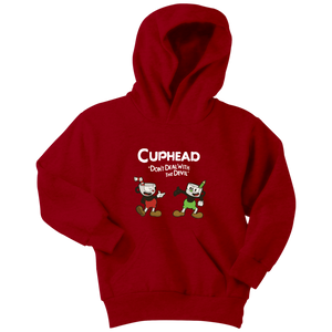 Cuphead Youth Hoodie Cuphead And Mugman Super Cuphead Bross Hoodie