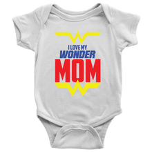 Load image into Gallery viewer, I Love My Wonder Mom Baby Bodysuit Onesie Baby Boy Baby Girl Baby Announcement, Baby Shower Gift