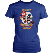 Load image into Gallery viewer, Cuphead And Mugman Super Cuphead Bross Women Shirt