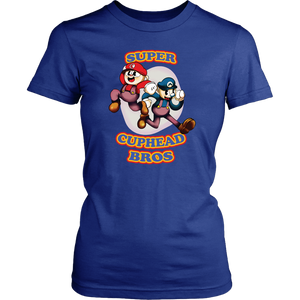 Cuphead And Mugman Super Cuphead Bross Women Shirt