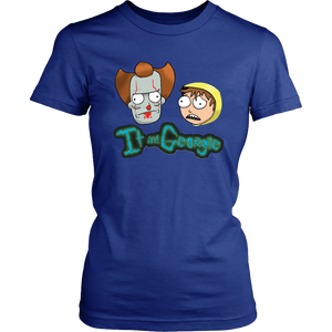 Rick and Morty Womens Shirt It and Georgie Parody