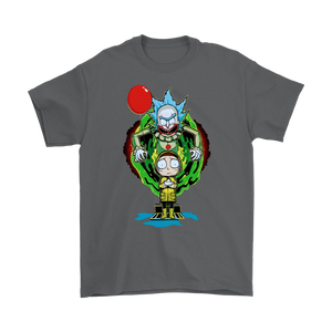 It and Georgie Rick and Morty Mens T-Shirt