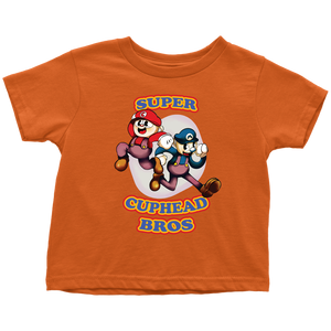 Cuphead And Mugman Super Cuphead Bross Toddler Shirt