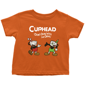 Cuphead Toddler Shirt Cuphead And Mugman Super Cuphead Bross T-Shirt