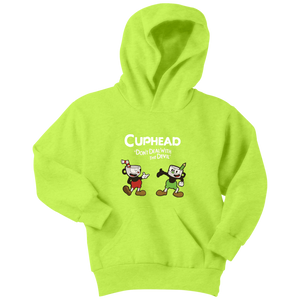 Cuphead Youth Hoodie Cuphead And Mugman Super Cuphead Bross Hoodie