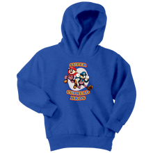 Load image into Gallery viewer, Cuphead And Mugman Super Cuphead Bross Youth Hoodie