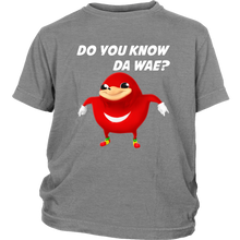 Load image into Gallery viewer, Uganda Knuckle Do You Know Da Wae Youth T-Shirt