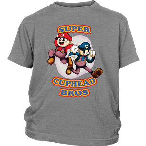 Cuphead And Mugman Super Cuphead Bross Youth Shirt