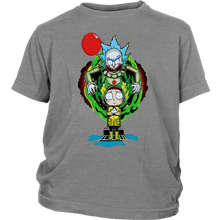 Load image into Gallery viewer, It Pennywise Rick and Morty Youth Shirt