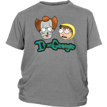 Load image into Gallery viewer, Rick and Morty Youth Shirt It and Georgie Parody