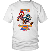 Load image into Gallery viewer, Super Mario Bros Cuphead Shirt Gaming Cuphead And Mugman