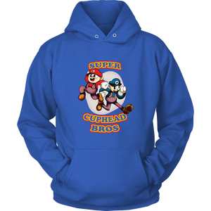 Cuphead And Mugman Super Cuphead Bross Hoodie