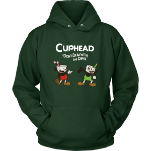 Cuphead Hoodie Cuphead And Mugman Super Cuphead Bross Hoodie