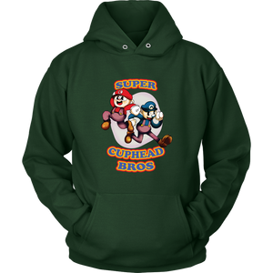 Cuphead And Mugman Super Cuphead Bross Hoodie