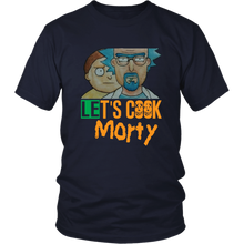 Load image into Gallery viewer, Let&#39;s Cook Morty Breaking Bad Shirt Rick and Morty Parody