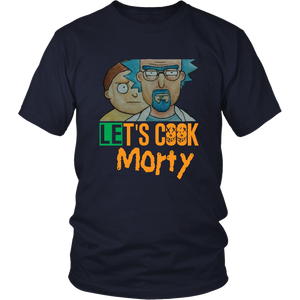 Let's Cook Morty Breaking Bad Shirt Rick and Morty Parody