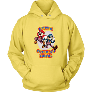 Cuphead And Mugman Super Cuphead Bross Hoodie