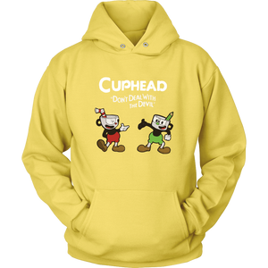 Cuphead Hoodie Cuphead And Mugman Super Cuphead Bross Hoodie