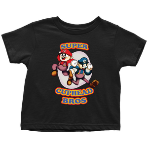 Cuphead And Mugman Super Cuphead Bross Toddler Shirt