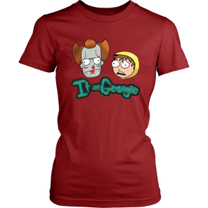 Rick and Morty Womens Shirt It and Georgie Parody