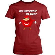 Load image into Gallery viewer, Uganda Knuckle Do You Know Da Wae Women T-Shirt