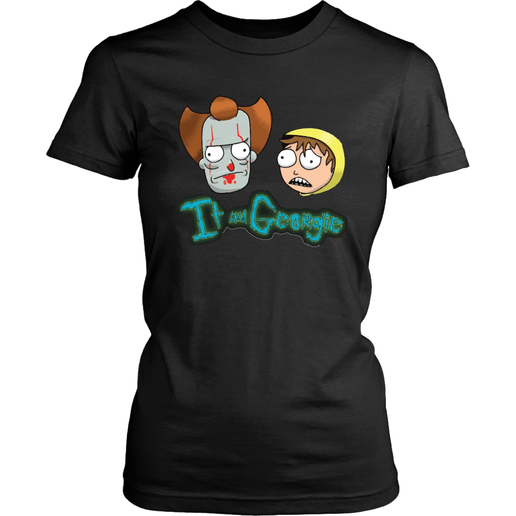 Rick and Morty Womens Shirt It and Georgie Parody