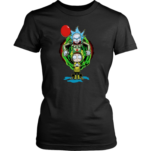 It Pennywise Rick and Morty Womens Shirt