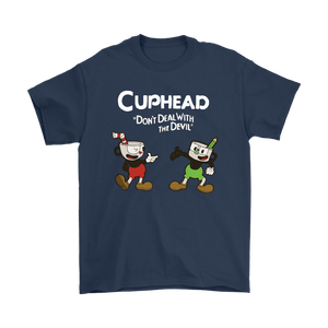 Cuphead And Mugman Super Cuphead Bross Gaming Shirt