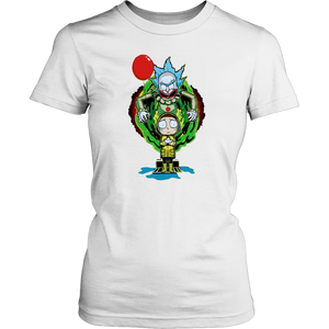 It Pennywise Rick and Morty Womens Shirt