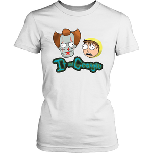 Rick and Morty Womens Shirt It and Georgie Parody