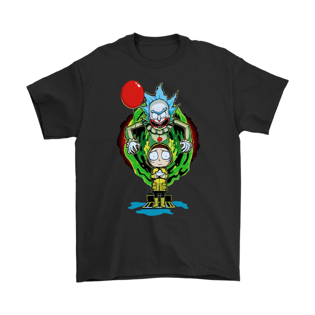 It and Georgie Rick and Morty Mens T-Shirt