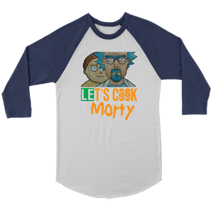 Let's Cook Morty Breaking Bad Canvas Unisex Rick and Morty Parody