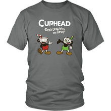 Load image into Gallery viewer, Cuphead And Mugman Super Cuphead Bross Gaming Shirt