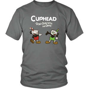 Cuphead And Mugman Super Cuphead Bross Gaming Shirt