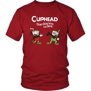 Cuphead And Mugman Super Cuphead Bross Gaming Shirt