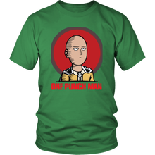 Load image into Gallery viewer, One Punch Man Saitama Shirt Anime Clothing Otaku Anime T Shirt