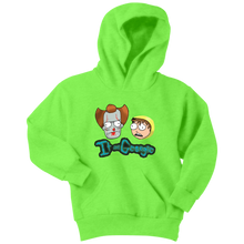 Load image into Gallery viewer, Rick and Morty Youth Hoodie It and Georgie Parody