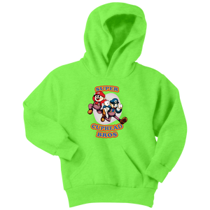 Cuphead And Mugman Super Cuphead Bross Youth Hoodie