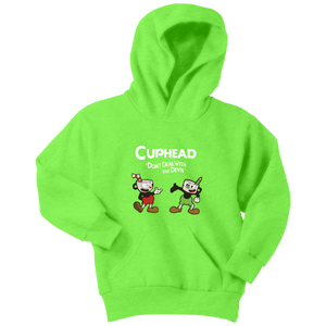 Cuphead Youth Hoodie Cuphead And Mugman Super Cuphead Bross Hoodie