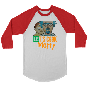 Let's Cook Morty Breaking Bad Canvas Unisex Rick and Morty Parody