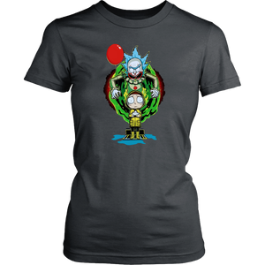 It Pennywise Rick and Morty Womens Shirt