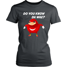 Load image into Gallery viewer, Uganda Knuckle Do You Know Da Wae Women T-Shirt