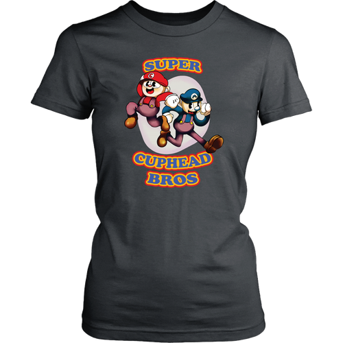 Cuphead And Mugman Super Cuphead Bross Women Shirt