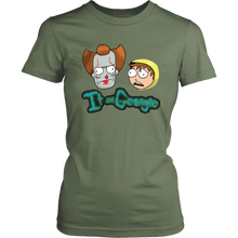 Load image into Gallery viewer, Rick and Morty Womens Shirt It and Georgie Parody