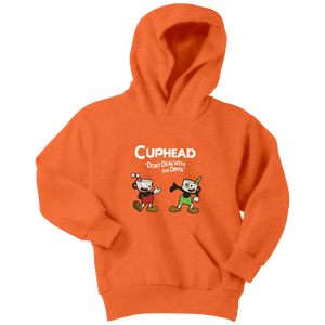 Cuphead Youth Hoodie Cuphead And Mugman Super Cuphead Bross Hoodie